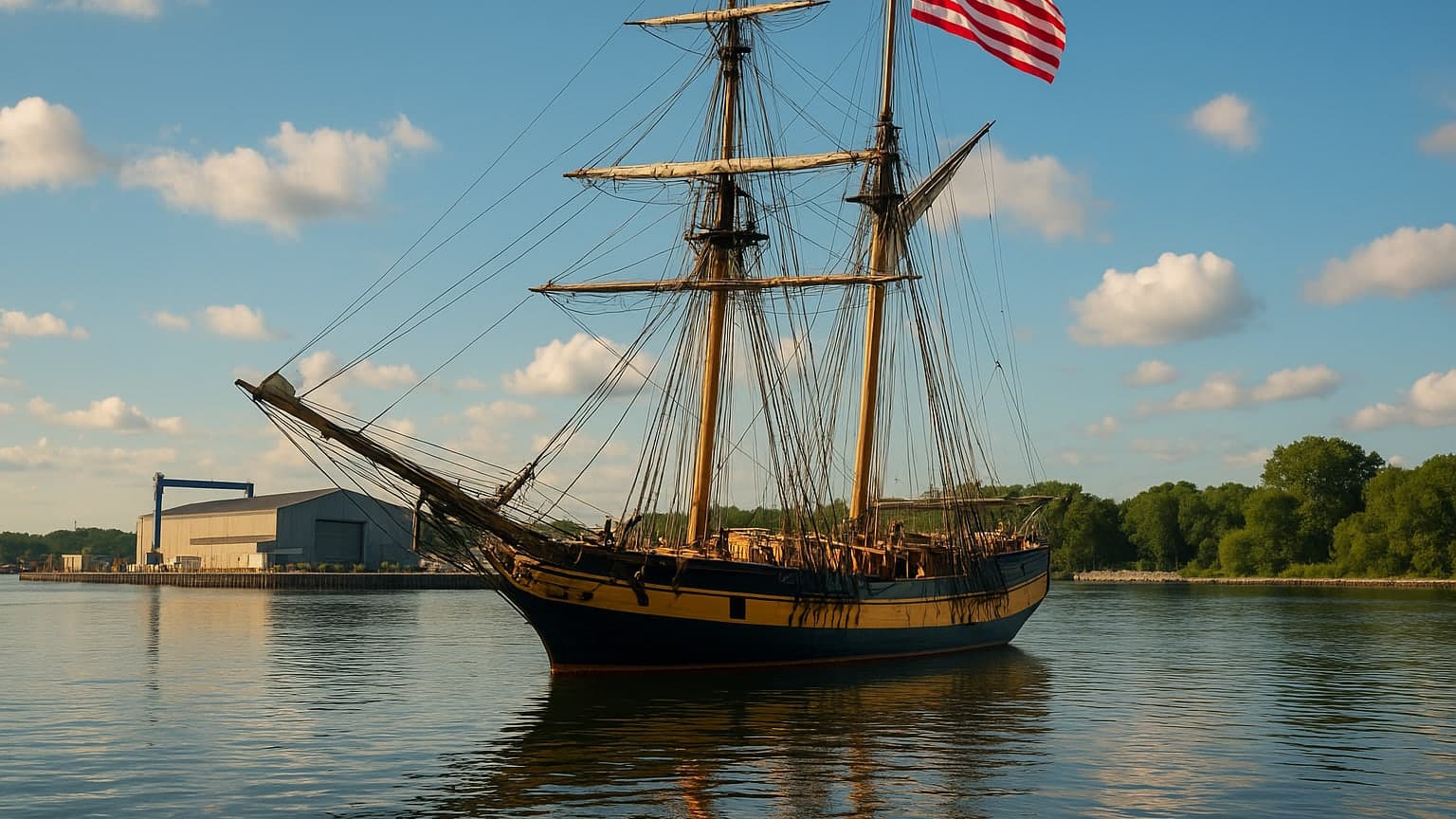 U.S. Brig Niagara Returns After $5 Million Overhaul