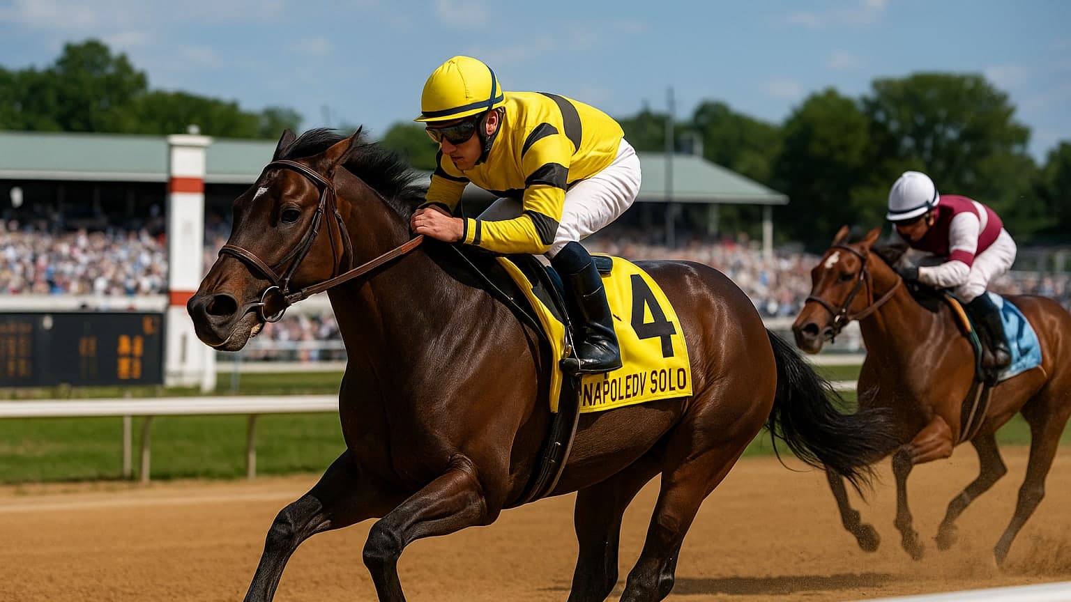 Napoleon Solo Wins Preakness at Laurel Park