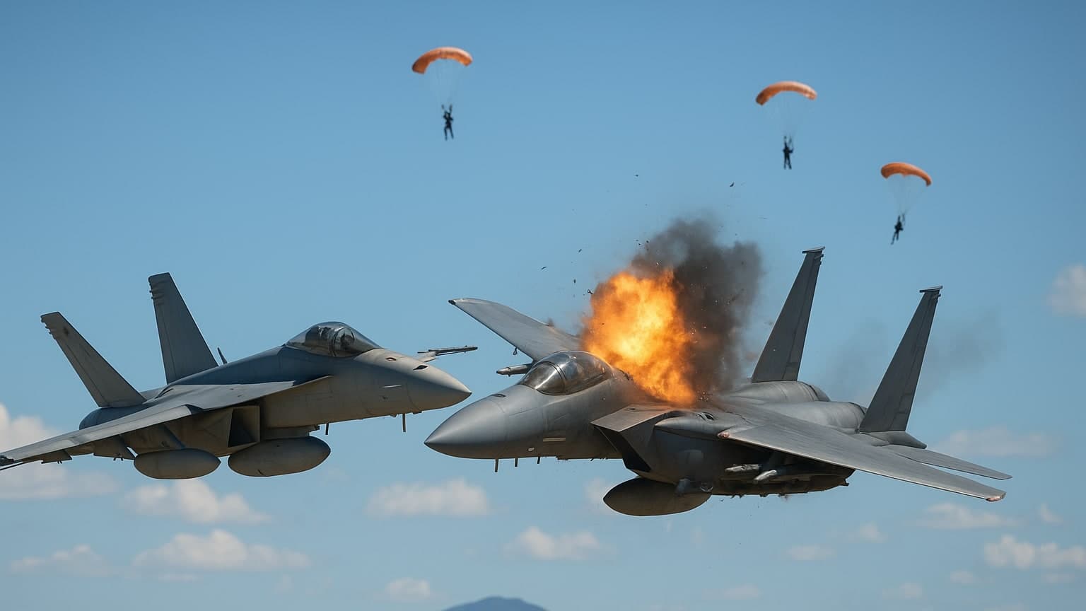 Two Military Jets Collide at Mountain Home Air Show