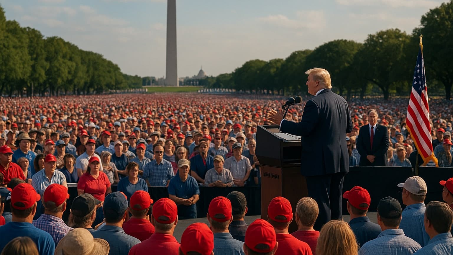 Trump Administration Addresses Conservative Christian Gathering on National Mall