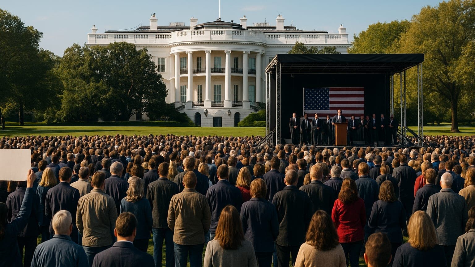 White House Organizes National Mall Prayer Gathering
