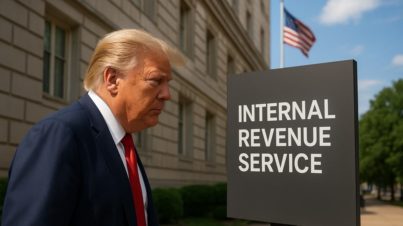 Trump Moves to Drop IRS Lawsuit Amid Settlement Talks