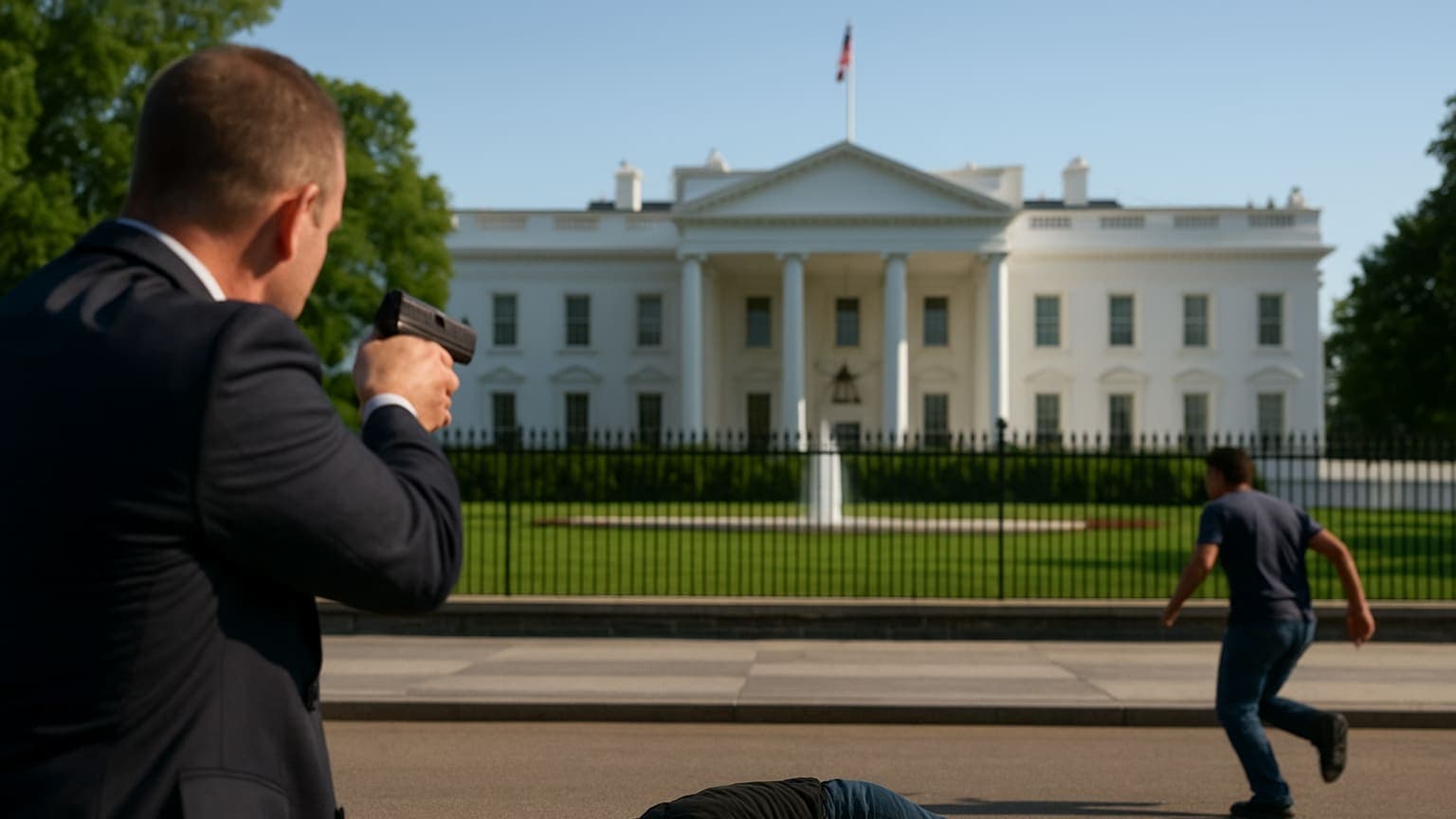 Secret Service Shoots Armed Individual Near White House