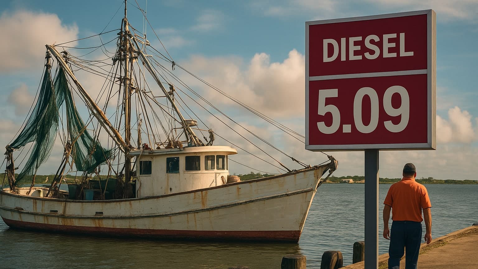 Gulf Shrimpers Seek Federal Relief as Fuel Crisis Deepens