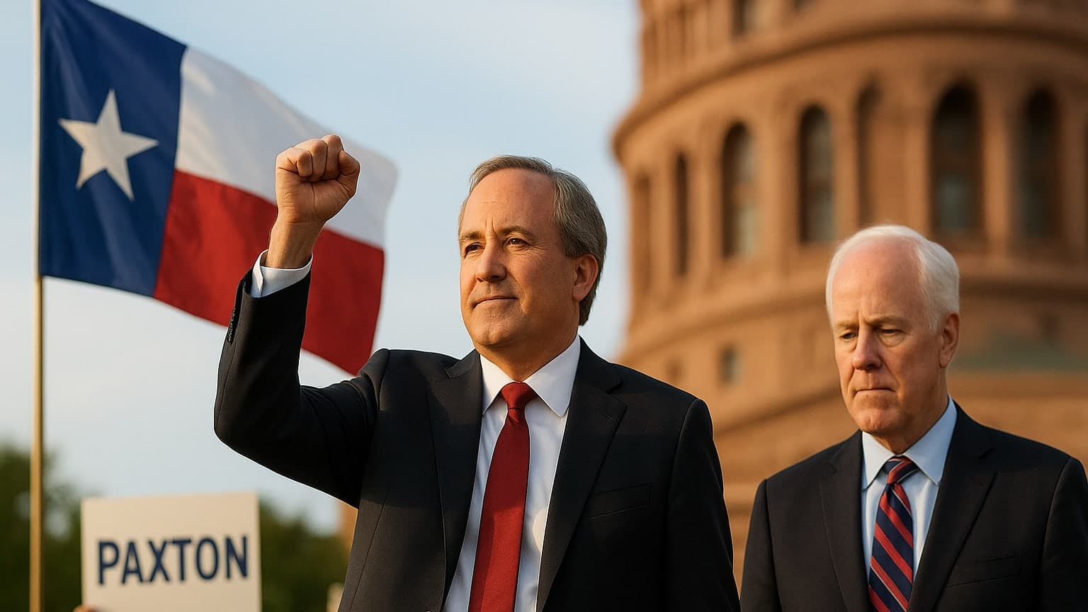 Ken Paxton Defeats John Cornyn in Historic Texas Senate Primary