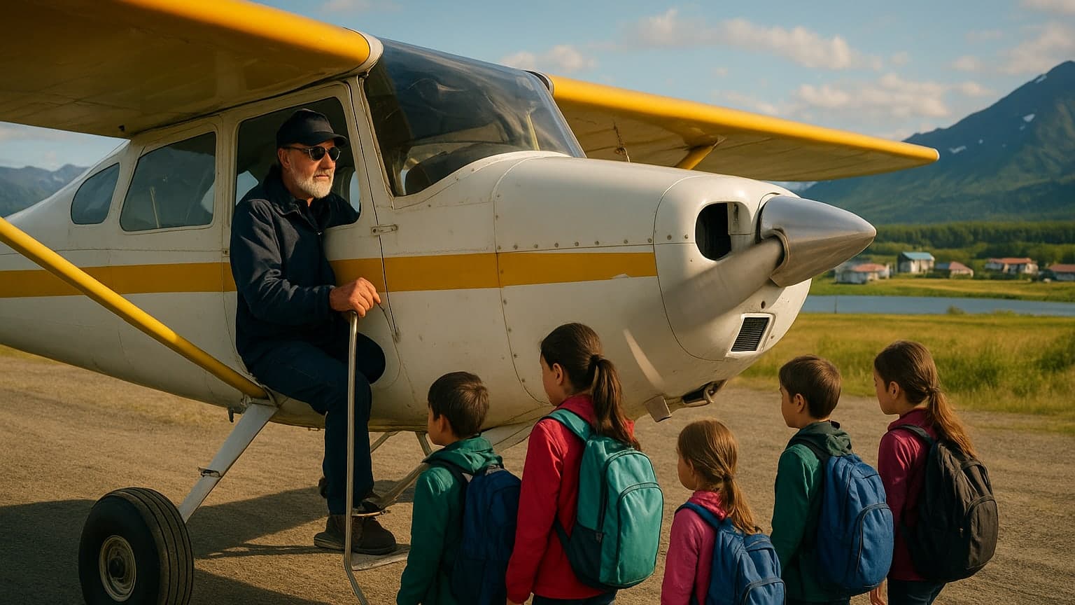 Alaska Pilot Flies Children to School for Four Decades