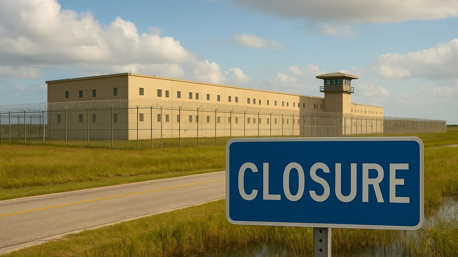 Florida Everglades Detention Center Faces Closure Over Costs