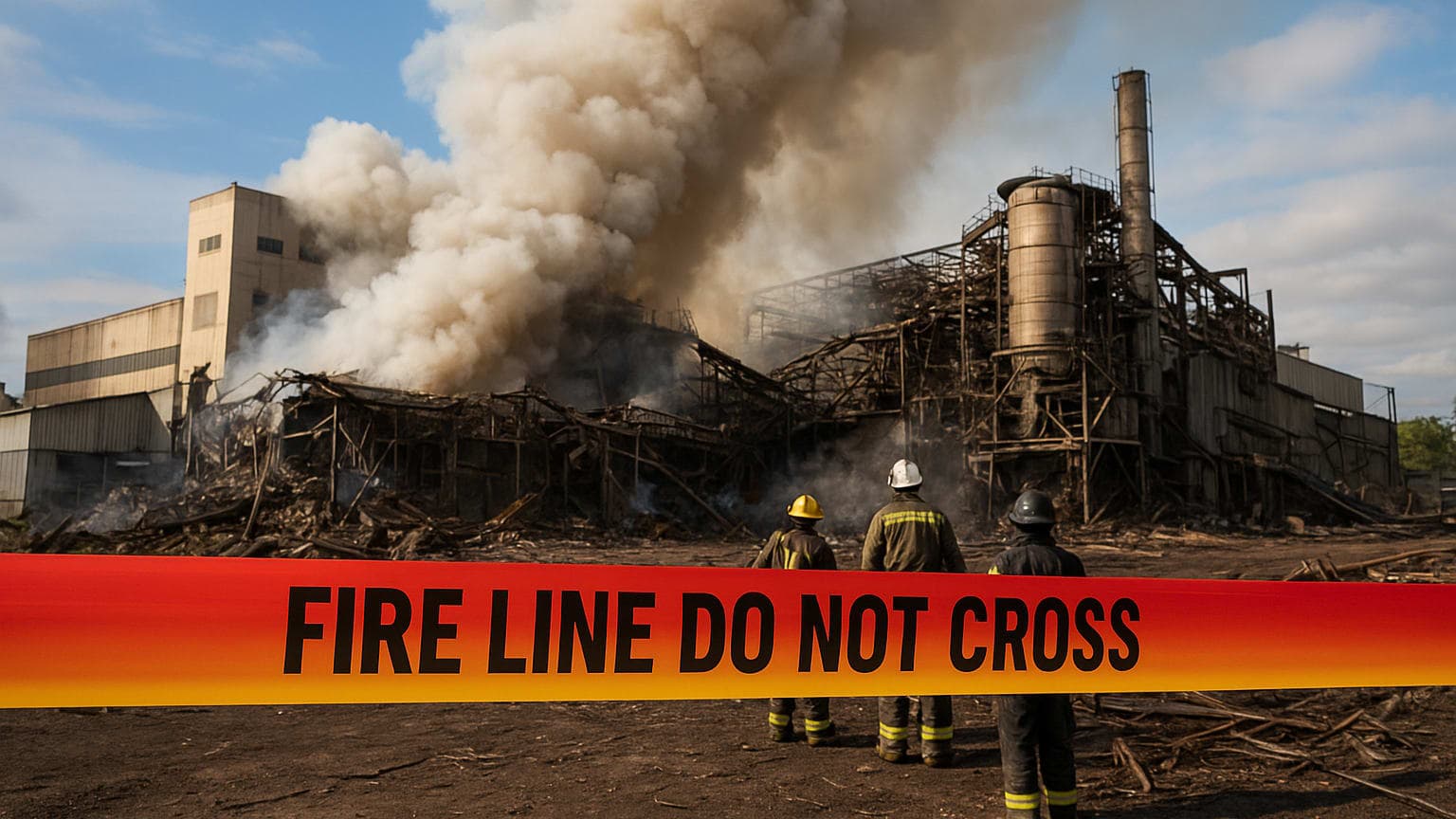 Paper Mill Disaster Leaves Two Dead, Nine Missing