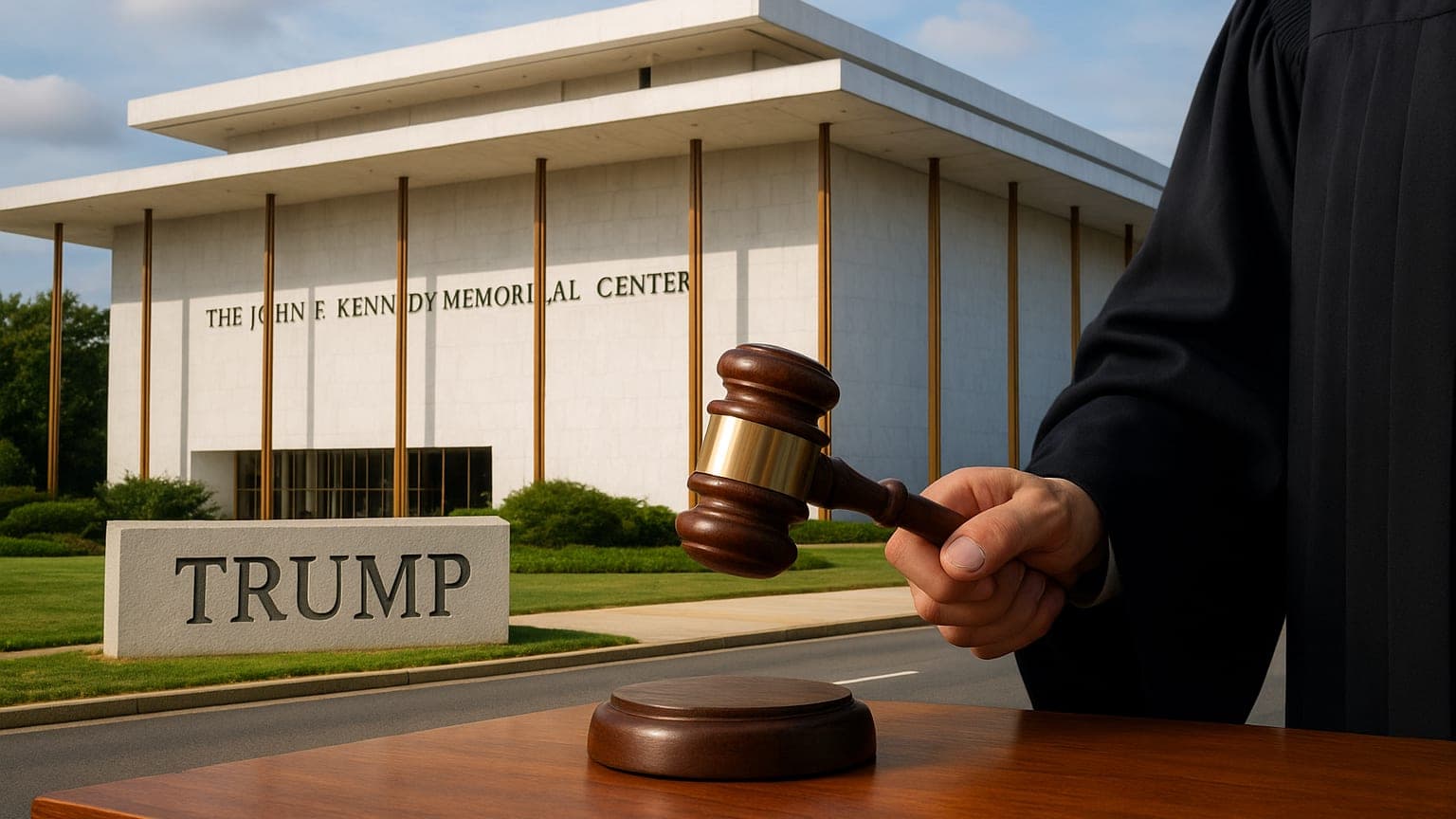 Judge Blocks Trump Name from Kennedy Center