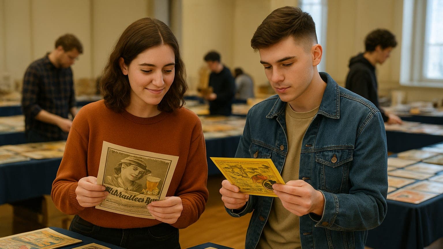 Young Collectors Embrace Vintage Paper at Allentown Show