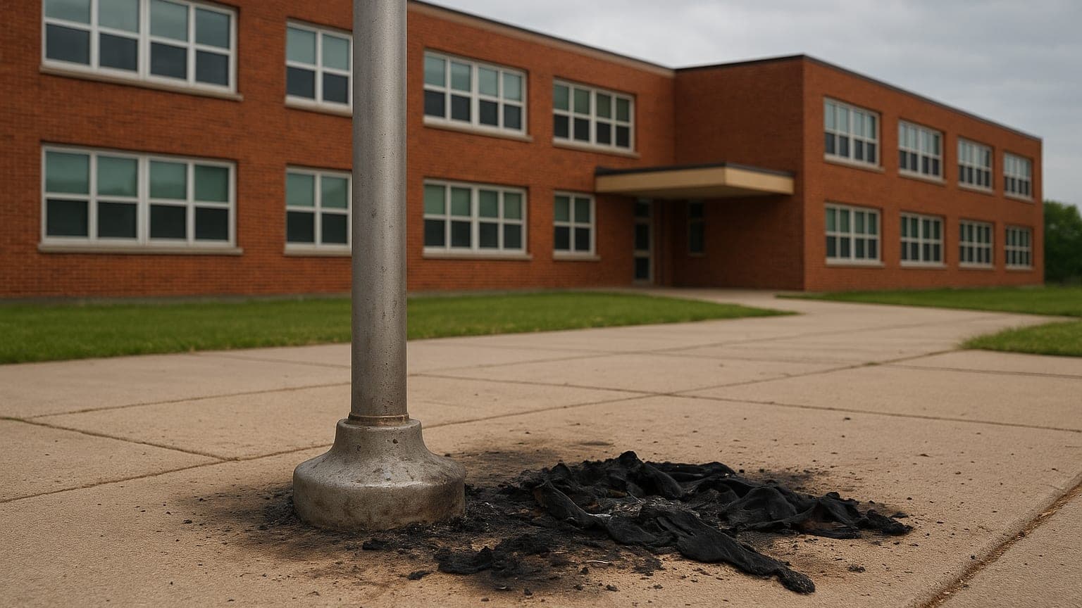 Pride Flag Burned and Stolen at Norwich School