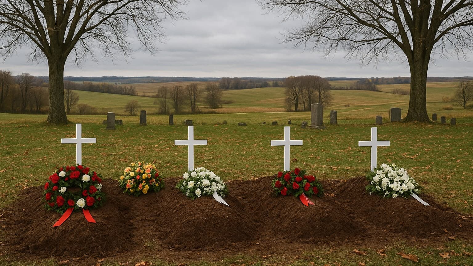 Five Siblings Laid to Rest After Mapleton Crash