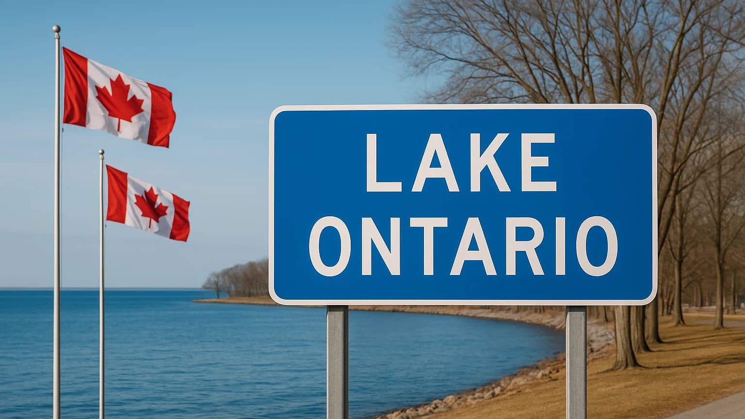 Ford Unveils Lake Ontario Sign After Trump Renaming