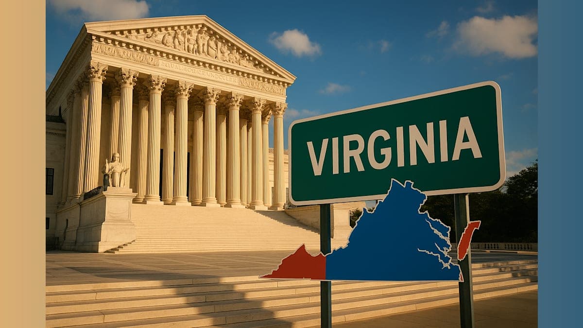 Supreme Court Blocks Virginia's Democratic-Friendly Congressional Map