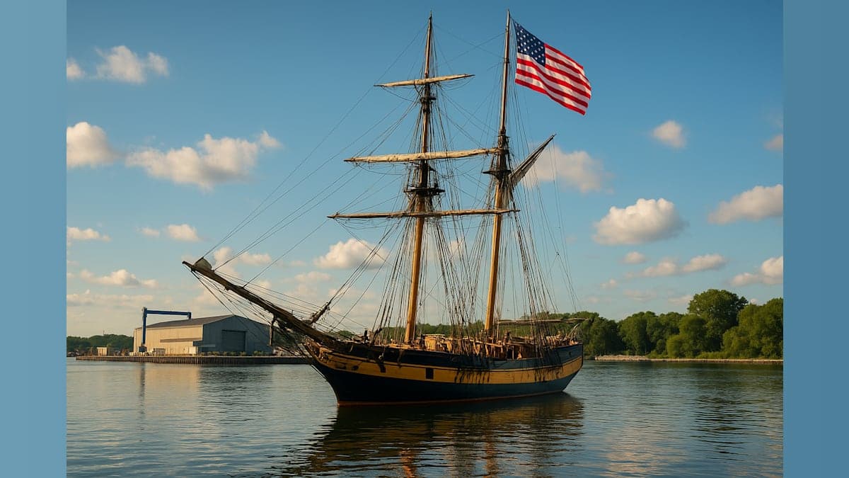 U.S. Brig Niagara Returns After $5 Million Overhaul