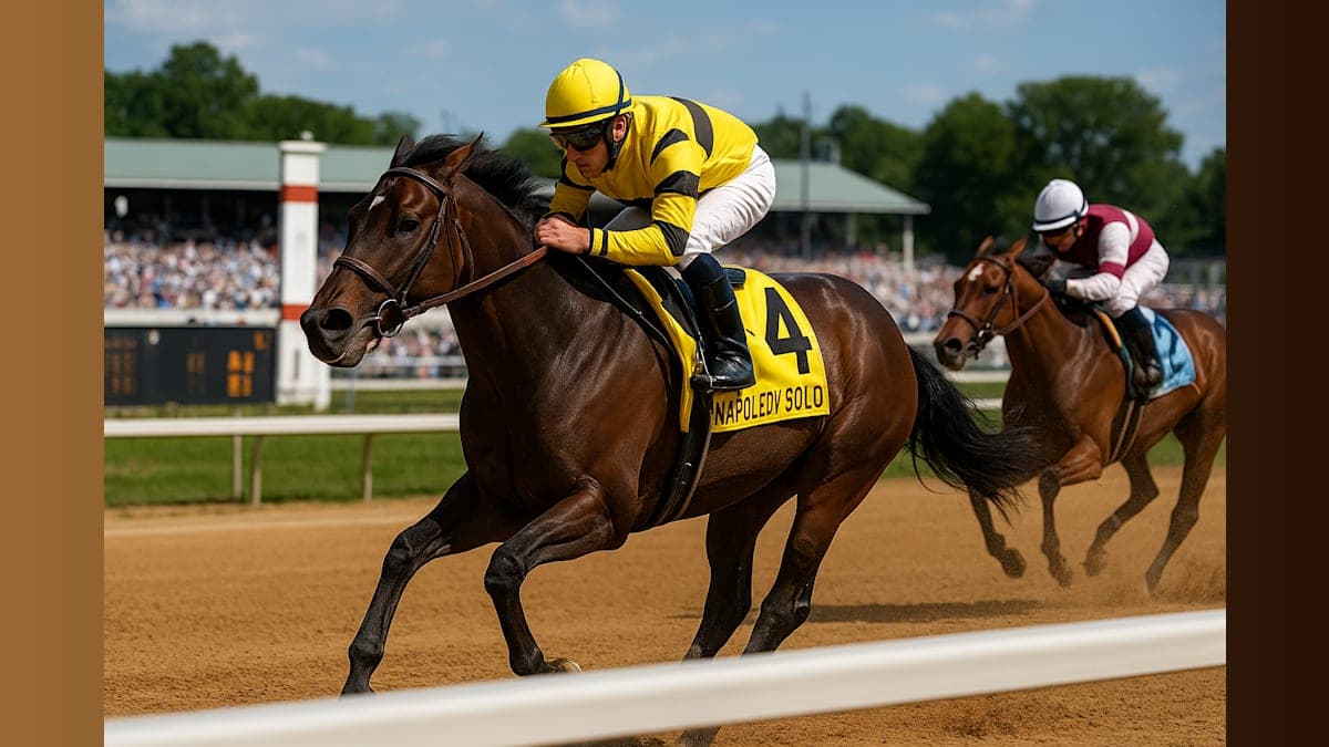 Napoleon Solo Wins Preakness at Laurel Park