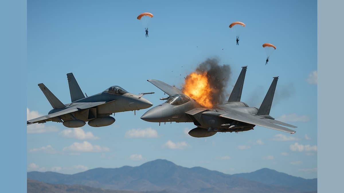 Two Military Jets Collide at Mountain Home Air Show