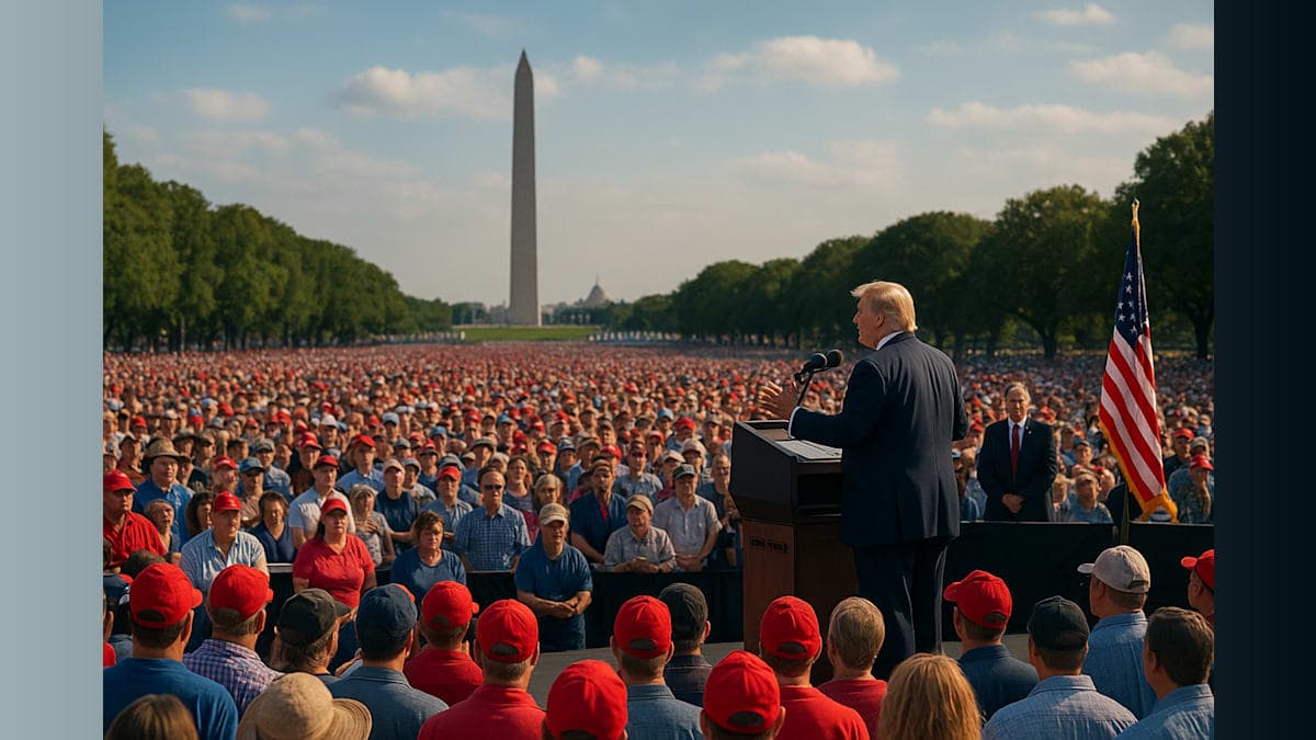 Trump Administration Addresses Conservative Christian Gathering on National Mall