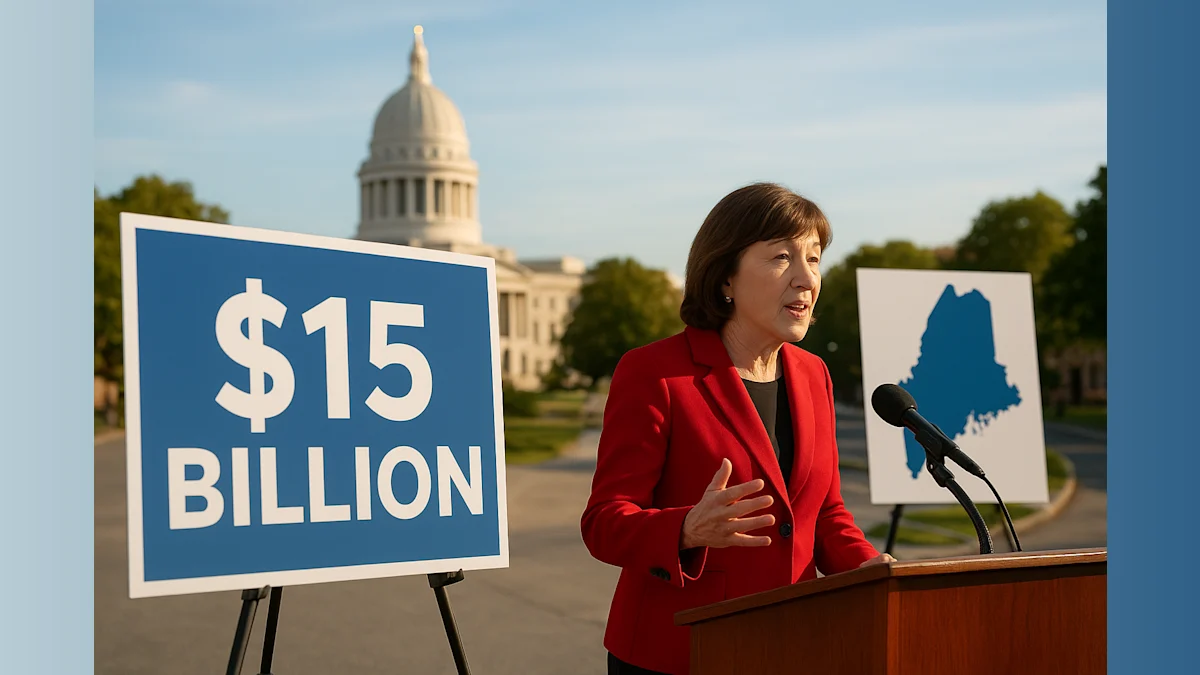 Collins Banks on Federal Funding Record Against Platner Challenge