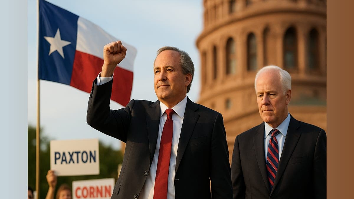 Ken Paxton Defeats John Cornyn in Historic Texas Senate Primary