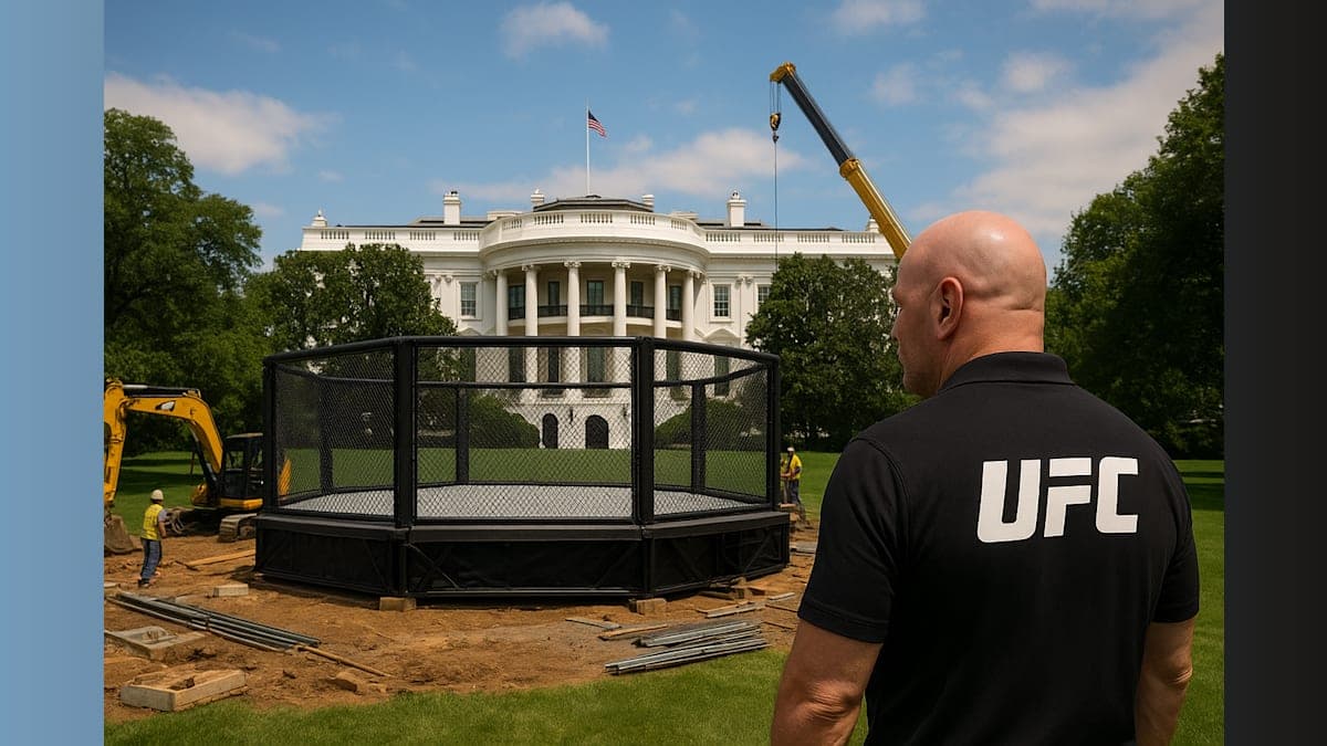 UFC Chief Building Fight Arena on White House Lawn