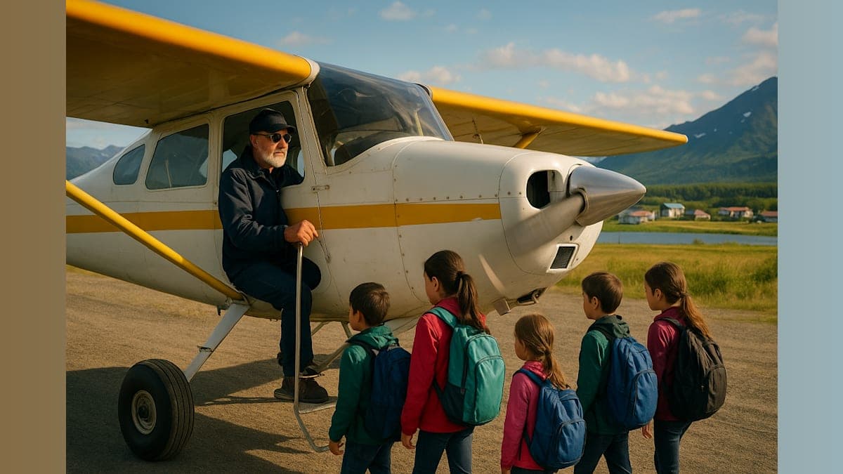 Alaska Pilot Flies Children to School for Four Decades