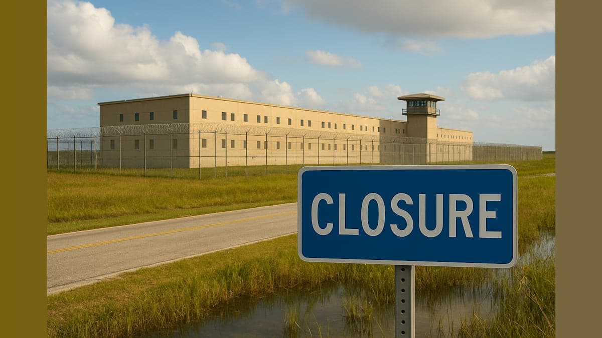 Florida Everglades Detention Center Faces Closure Over Costs