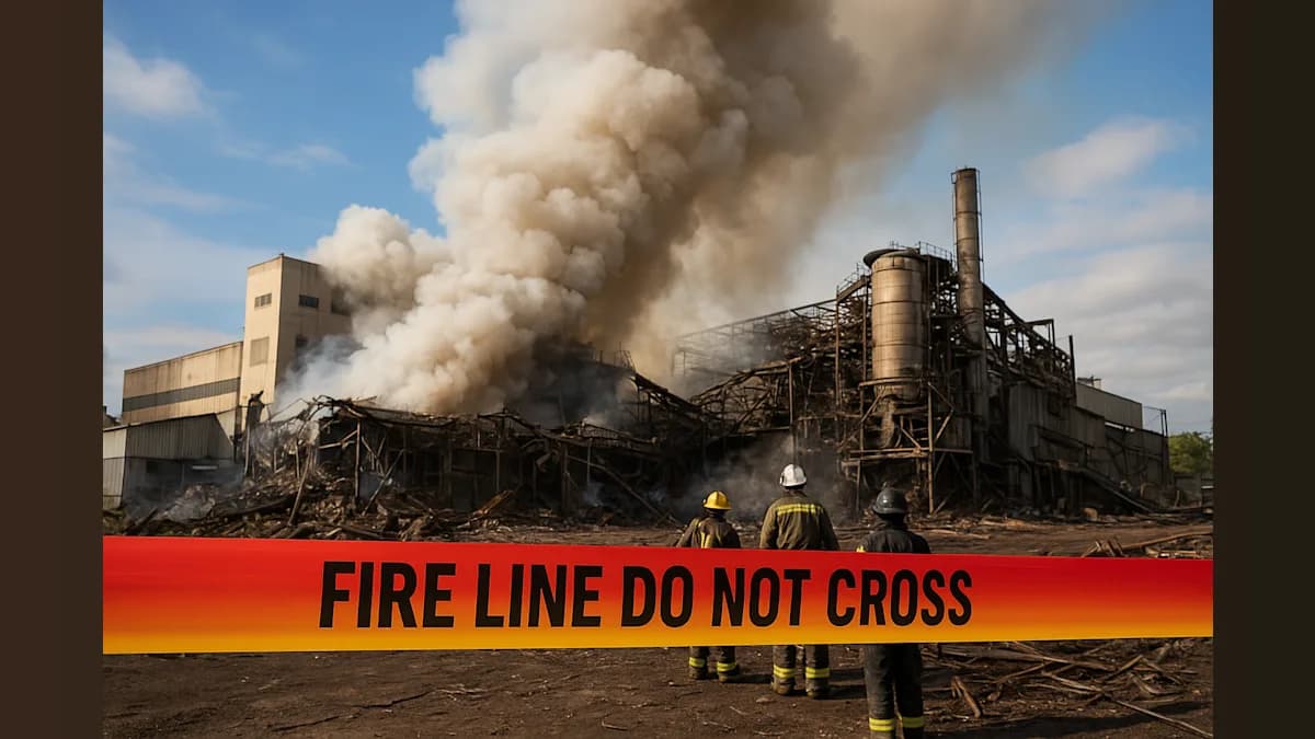 Paper Mill Disaster Leaves Two Dead, Nine Missing
