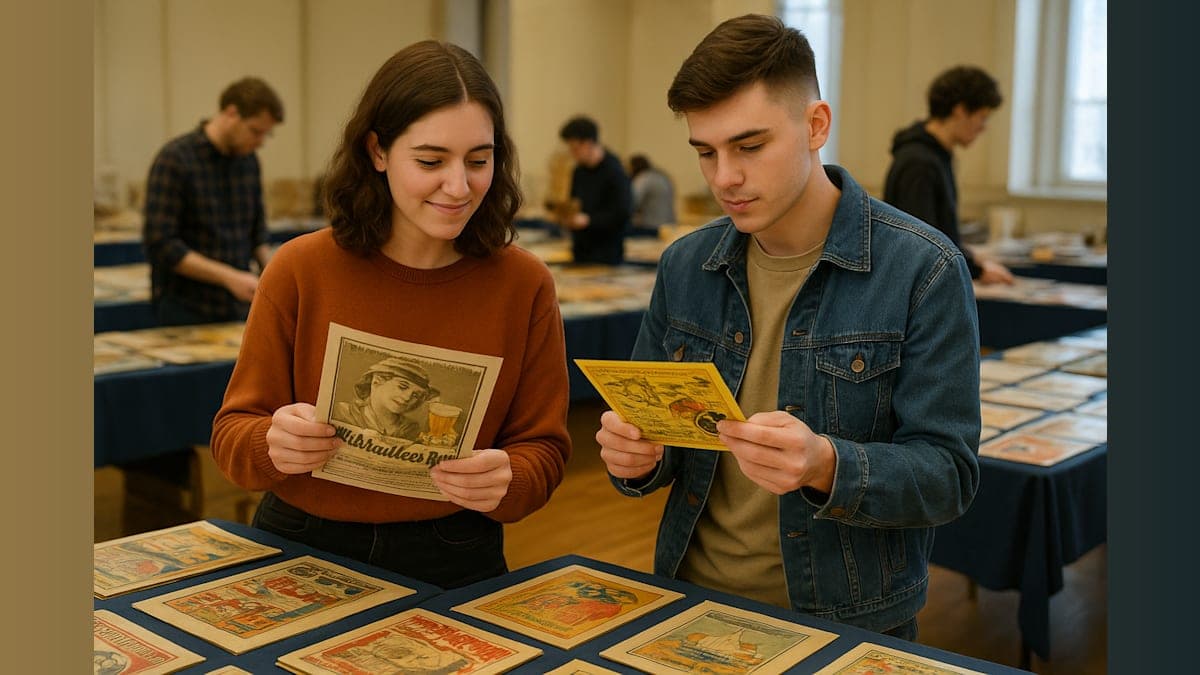 Young Collectors Embrace Vintage Paper at Allentown Show