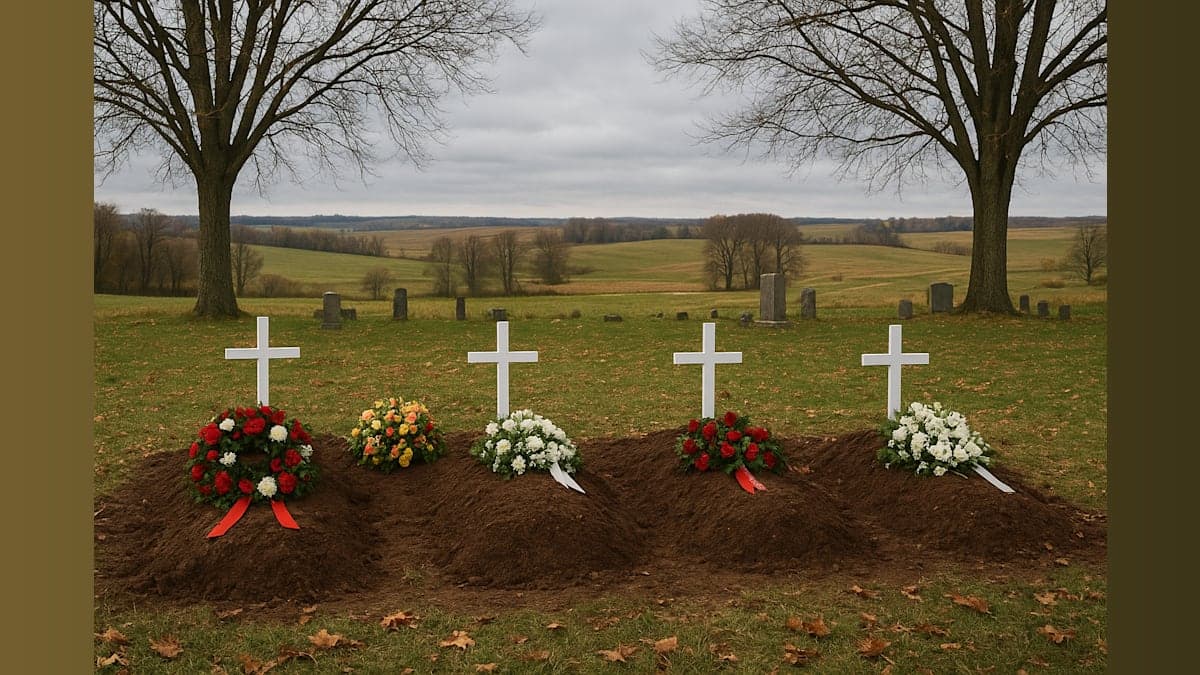 Five Siblings Laid to Rest After Mapleton Crash
