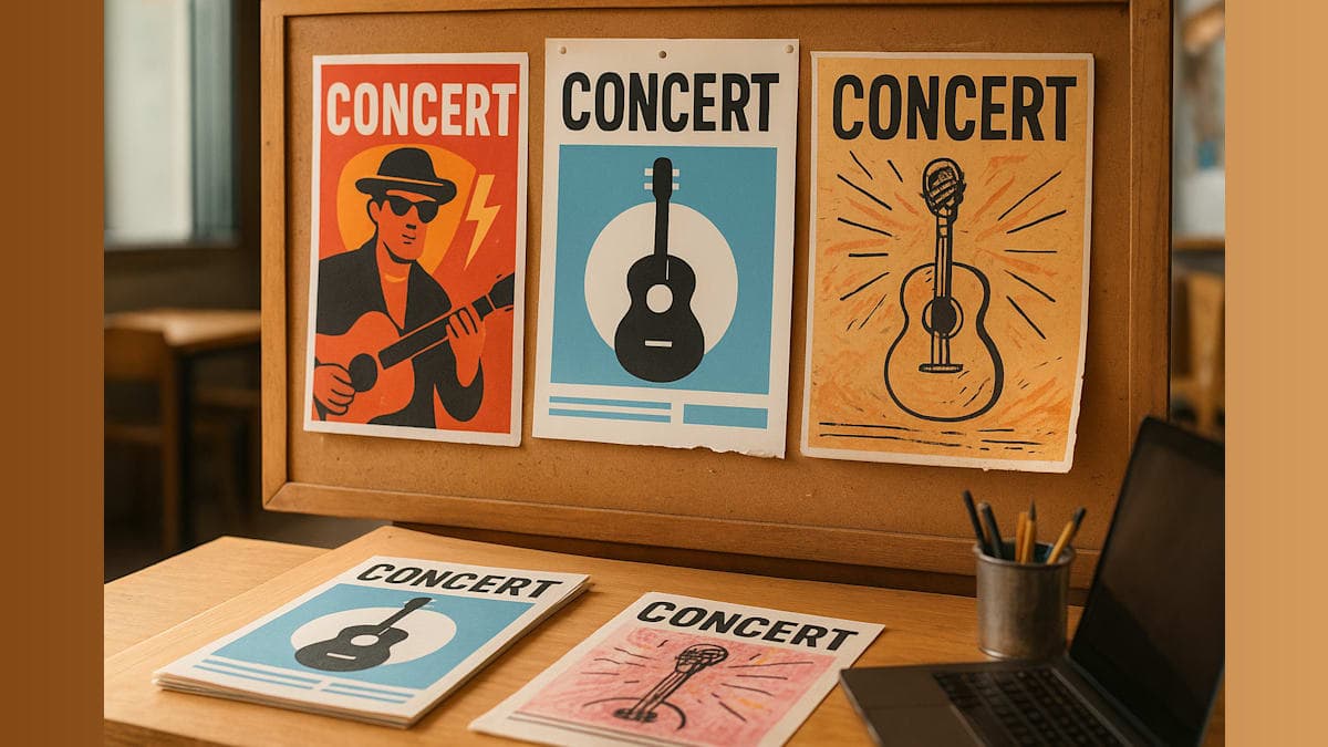 Local Musicians Clash Over AI-Generated Concert Posters