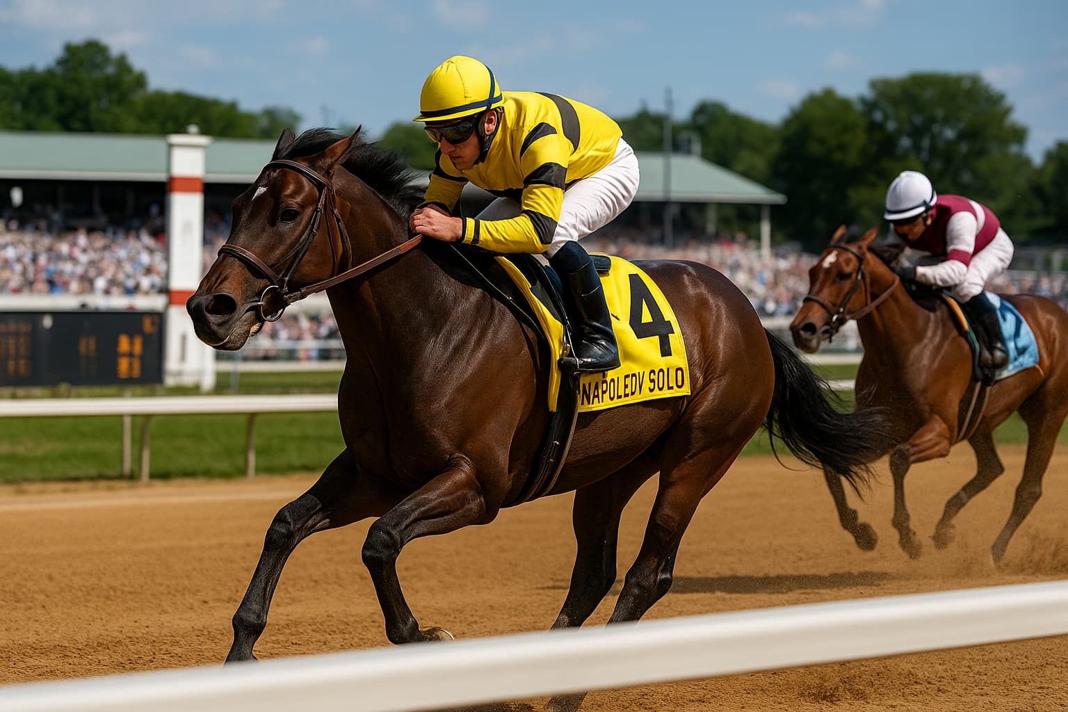 Napoleon Solo Wins Preakness at Laurel Park