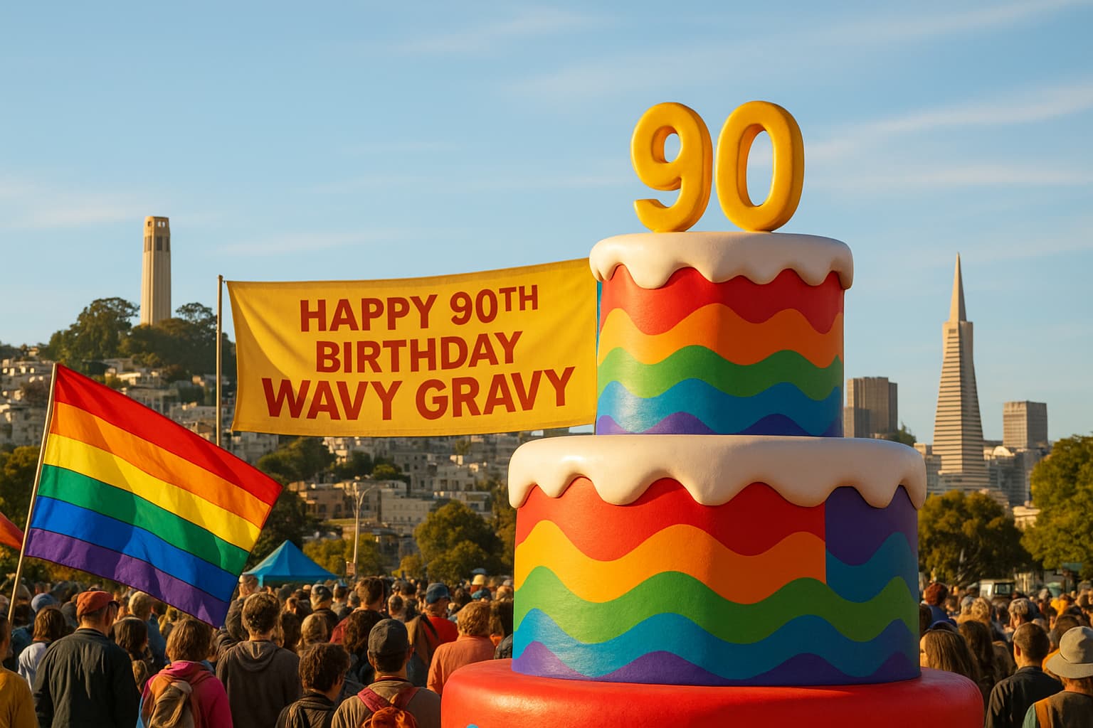 San Francisco Celebrates Wavy Gravy's 90th Birthday