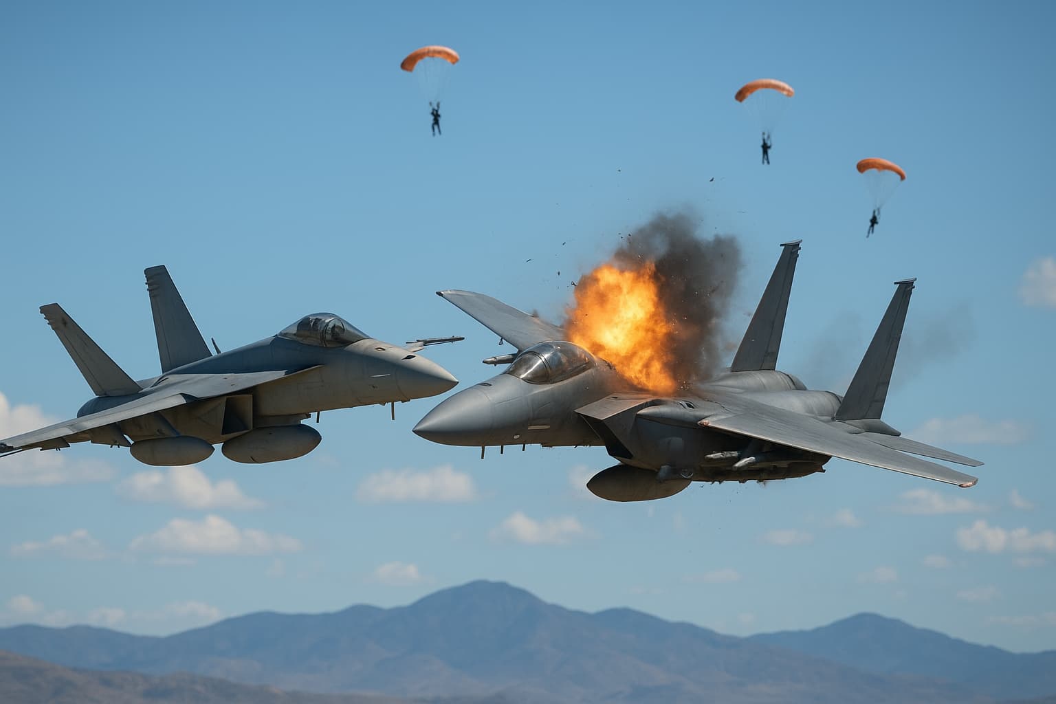 Two Military Jets Collide at Mountain Home Air Show
