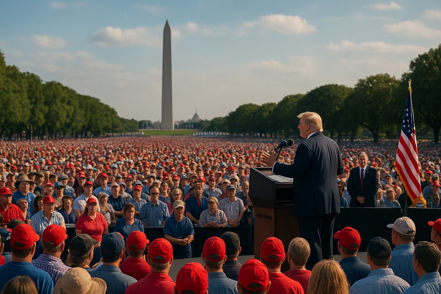Trump Administration Addresses Conservative Christian Gathering on National Mall