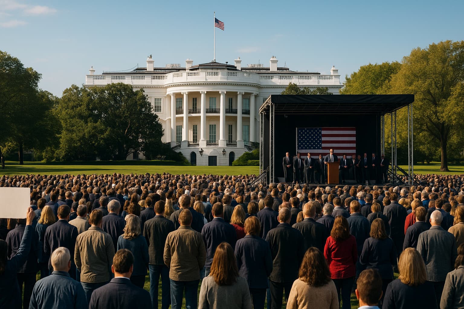 White House Organizes National Mall Prayer Gathering