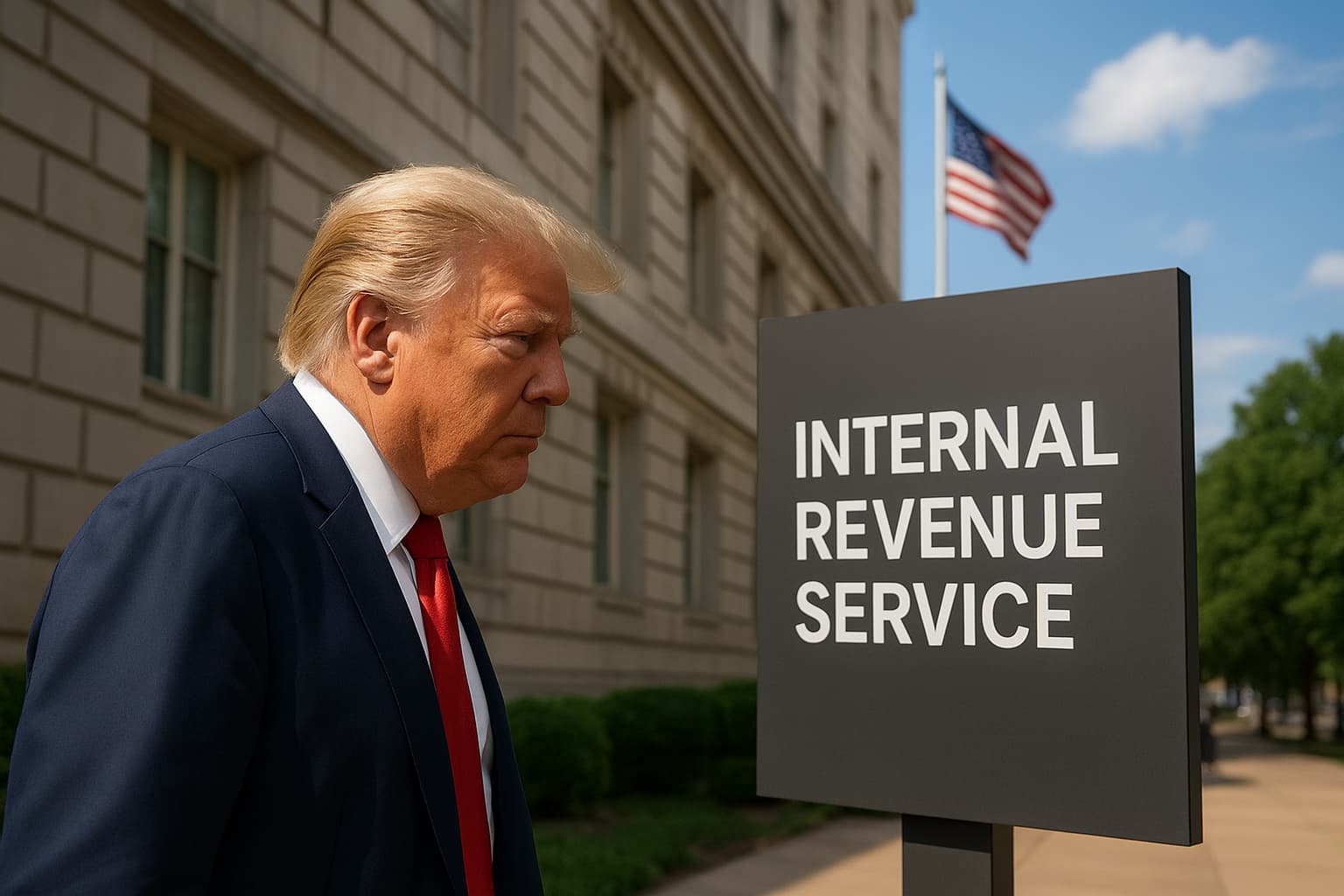 Trump Moves to Drop IRS Lawsuit Amid Settlement Talks
