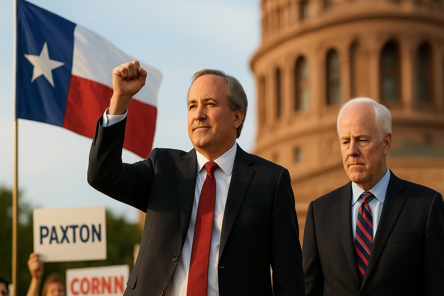 Ken Paxton Defeats John Cornyn in Historic Texas Senate Primary