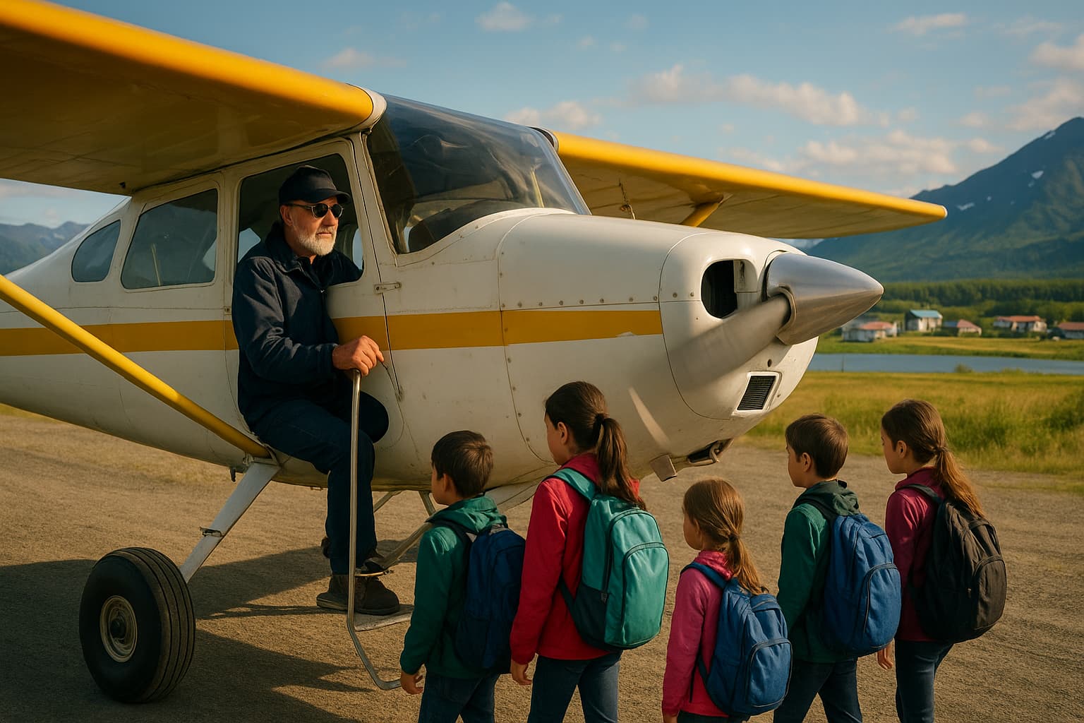 Alaska Pilot Flies Children to School for Four Decades