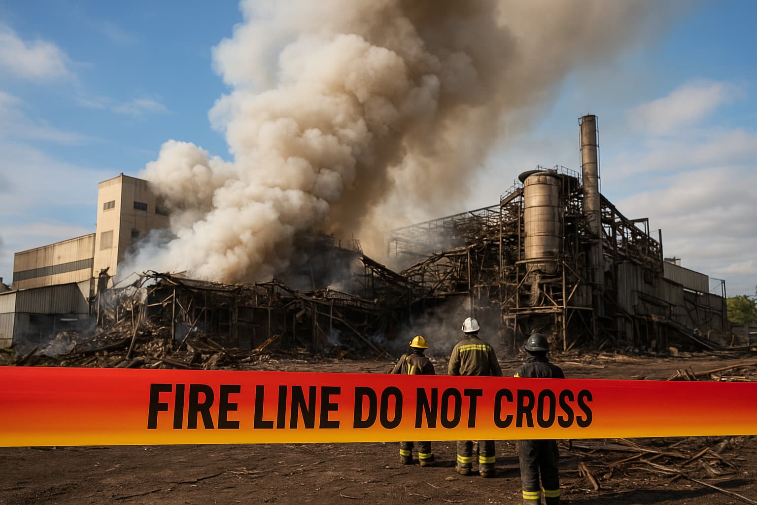 Paper Mill Disaster Leaves Two Dead, Nine Missing