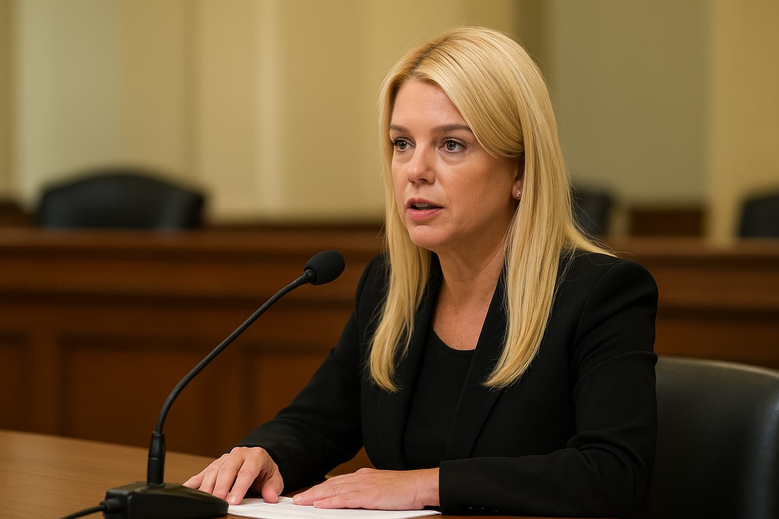 Pam Bondi Testifies on Epstein Files Handling
