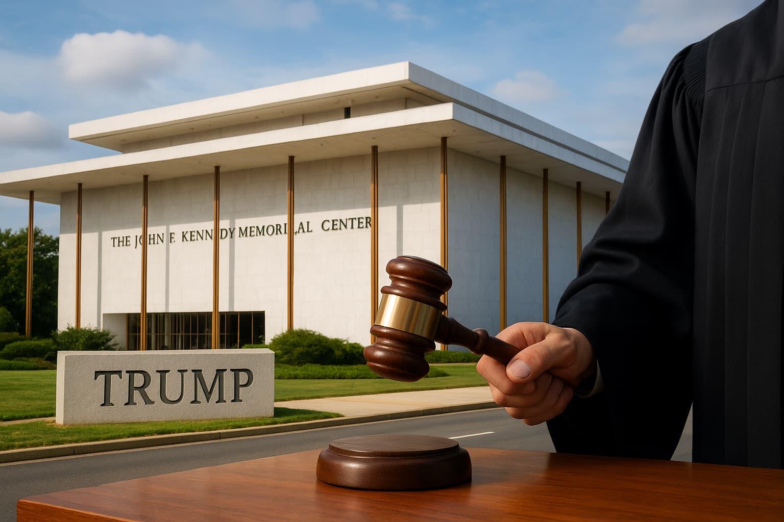 Judge Blocks Trump Name from Kennedy Center