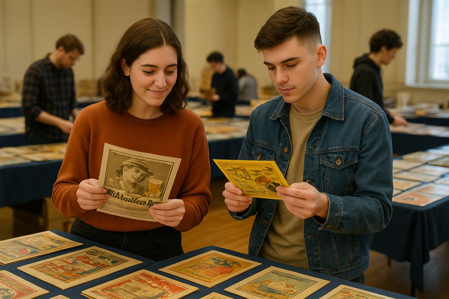 Young Collectors Embrace Vintage Paper at Allentown Show