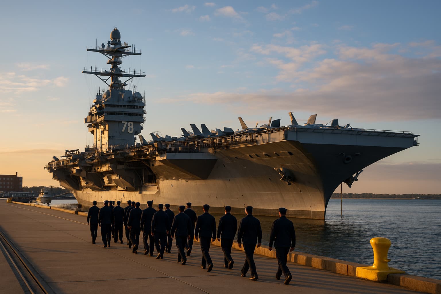 USS Ford Returns Home After Year-Long Deployment