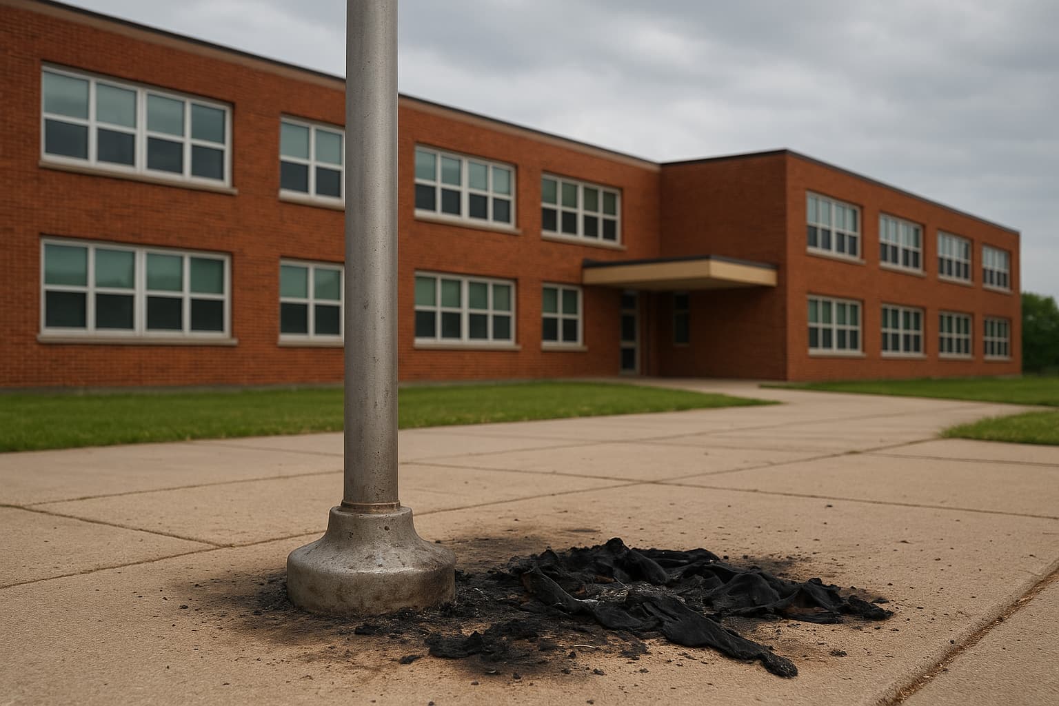 Pride Flag Burned and Stolen at Norwich School
